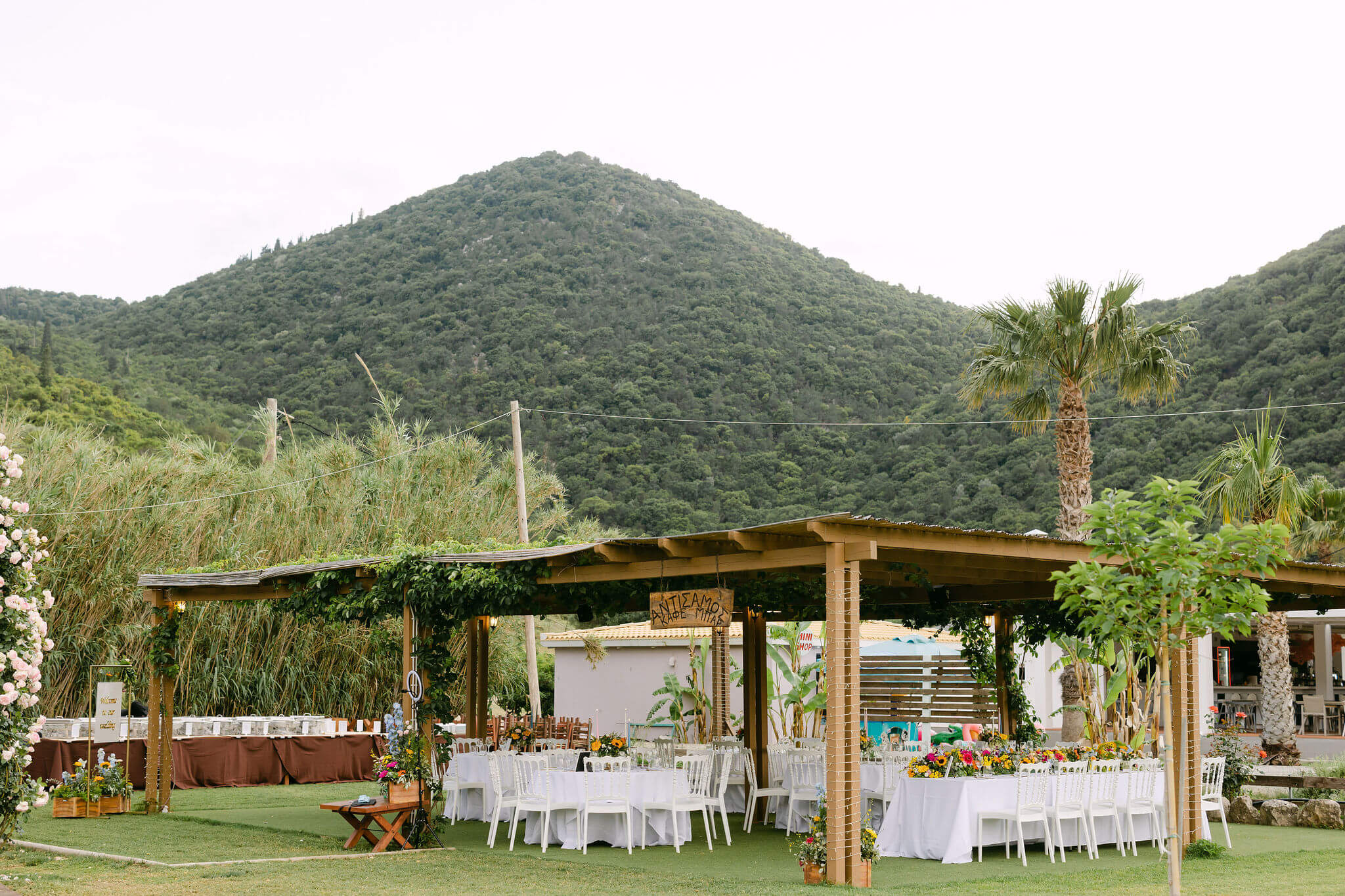 Hochzeit in einer Strandbar